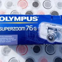 OLYMPUS SUPERZOOM 76G 35mm Лентов фотоапарат, снимка 1 - Фотоапарати - 39803299