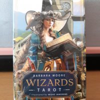 Вълшебни 78 таро карти - Wizards Tarot на Barbara Moore, снимка 1 - Карти за игра - 34659243