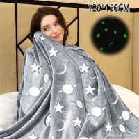 Детско одеяло, светещо в тъмното- 120 х150 см., снимка 3 - Спално бельо и завивки - 40867904