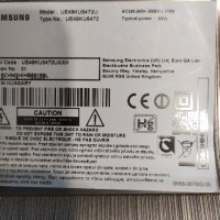 Samsung UE49KU6472U на части, снимка 2 - Части и Платки - 42213759