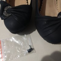 Елегантни, черни обувки, снимка 5 - Дамски обувки на ток - 29884560