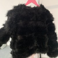Пухено палто в размер М, снимка 14 - Палта, манта - 44407246