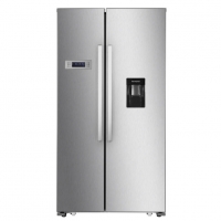 Хладилник с фризер Finlux SBS-959 , 529 l, F , No Frost , Инокс, снимка 1 - Хладилници - 36083091