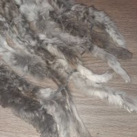 Шал естествен косъм заек, снимка 5 - Шалове - 34404840