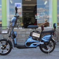Електрически скутер-велосипед EBZ16 500W - BLUE , снимка 7 - Мотоциклети и мототехника - 41827635