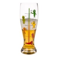 Голяма стъклена чаша Бирен Барометър - 1300 мл, снимка 4 - Подаръци за мъже - 42575369