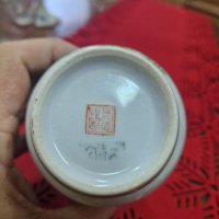 Страхотна рядка антикварна порцеланова китайска ваза , снимка 7 - Антикварни и старинни предмети - 41504842