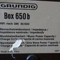 Grundig Box 650 b , снимка 5 - Тонколони - 34772992