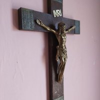 Стар кръст , Исус Христос 50.5х31.5см, снимка 3 - Други ценни предмети - 41394713