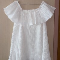 Бяла рокля Zara, снимка 4 - Рокли - 34109387