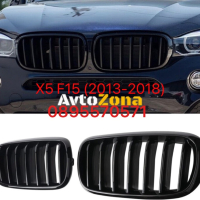 Решетки Бъбреци Glossy Black за BMW X5 F15 (2013-2018), снимка 1 - Аксесоари и консумативи - 44783190