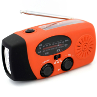 Соларно Акумулаторно радио, Power Bank, с фенер, за къмпинг Радио, снимка 8 - Радиокасетофони, транзистори - 44759884
