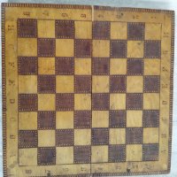 Стар дървен шах 34/34 см., снимка 10 - Шах и табла - 40660616