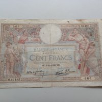 100 франка 1938 Франция, снимка 1 - Нумизматика и бонистика - 35901963
