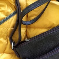 Малка кожена чанта. Кафява чантичка през рамо. Естествена кожа , снимка 2 - Чанти - 39637018