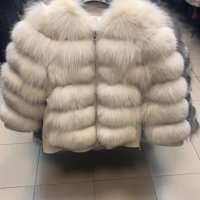 Дамско елегантно палто от лисица код 328, снимка 1 - Палта, манта - 35937928