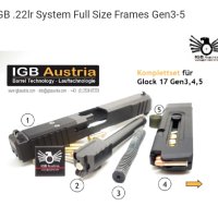 Glock Адаптер за смяна на калибъра от 9х19 към .22LR, снимка 2 - Бойно оръжие - 41901522