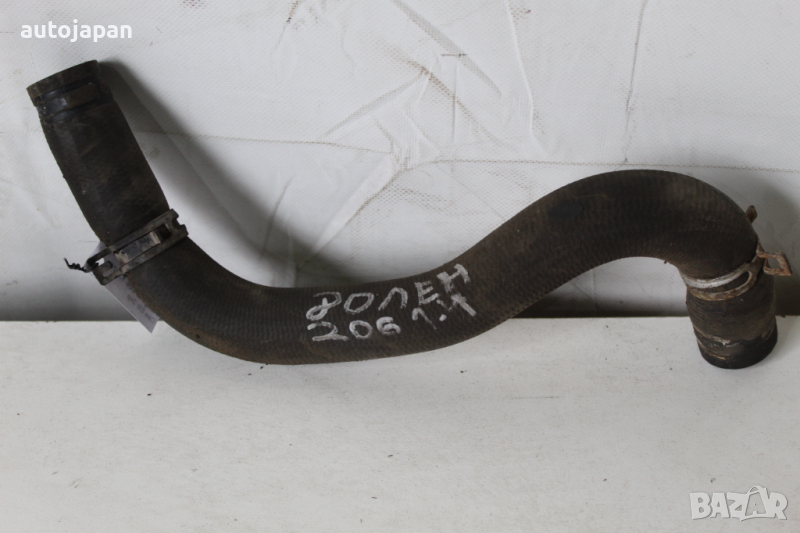 Долен маркуч водно съединение Пежо 206 1.4 75кс 2врати 03г Peugeot 206 1.4 75hp 2003, снимка 1