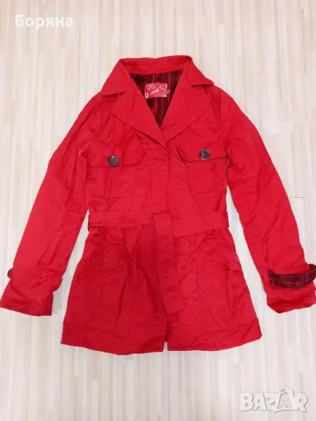 Червено есенно яке, снимка 1