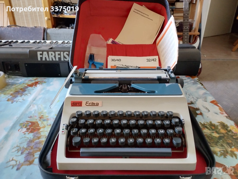 Пишеща машина Ерика, снимка 1