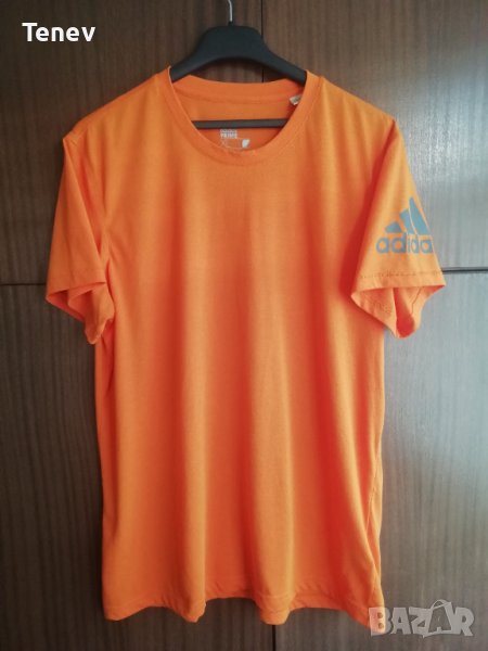 Adidas DryDye Climalite Prime оригинална мъжка тениска фланелка Адидас оранжева , снимка 1