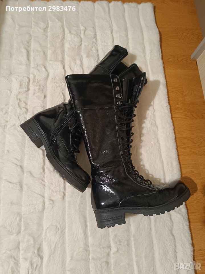 Продавам ботуши 38 номер, естествена кожа , снимка 1