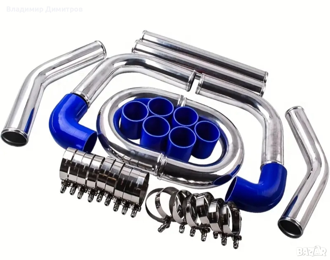 комплект алуминиеви турбо пътища ф63мм, снимка 1