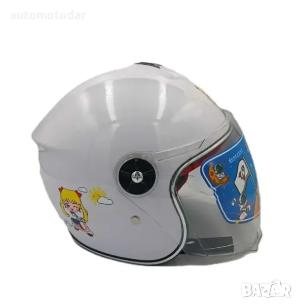 Отворена детска каска за мотор скутер мотопед, снимка 1