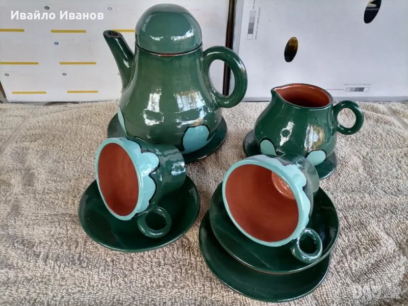 Керамичен сервиз за кафе, снимка 1