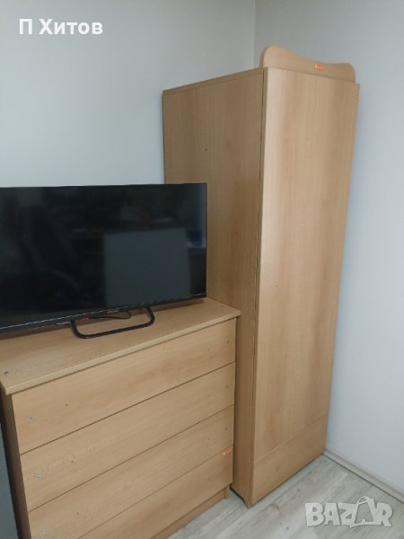 Мебели за детска стая - гардероб, скрин, трансформиращо легло-люлка, снимка 1