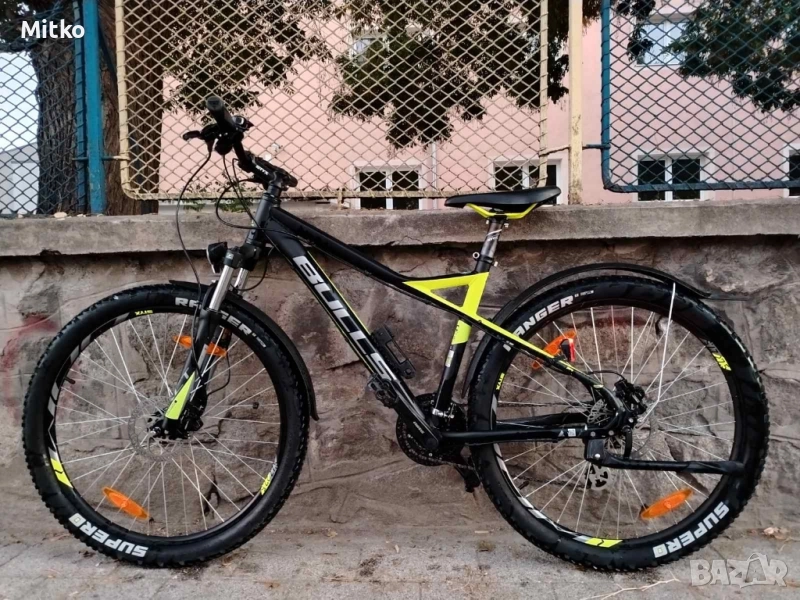 27.5 цола алуминиев велосипед с 21 скорости усилени капли амортисьори предни като нов хидравлични , снимка 1