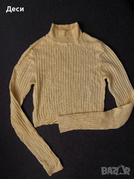 Жълта къса блузка, снимка 1