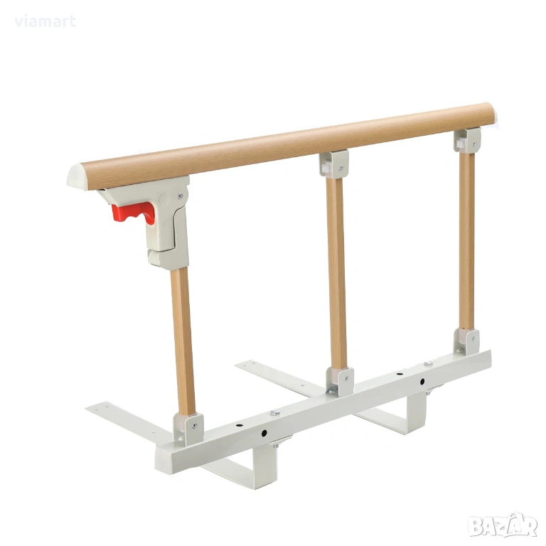 Сгъваем предпазен парапет за легло за възрастни хора и пациенти, снимка 1