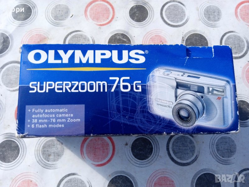 OLYMPUS SUPERZOOM 76G 35mm Лентов фотоапарат, снимка 1