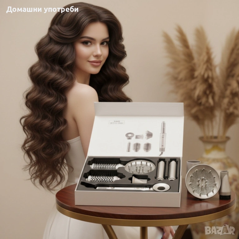 Мултифункционален сешоар и стилизатор за коса S&R Styling SD-988 – професионален резултат у дома, снимка 1