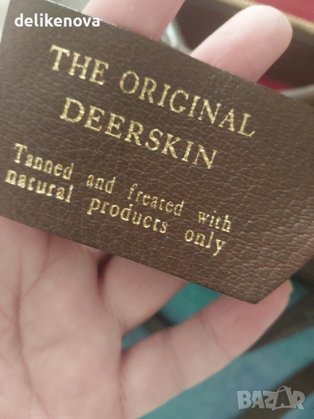 Lavinia Martini Firenze. Голяма кожена/еленска/ чанта, снимка 1