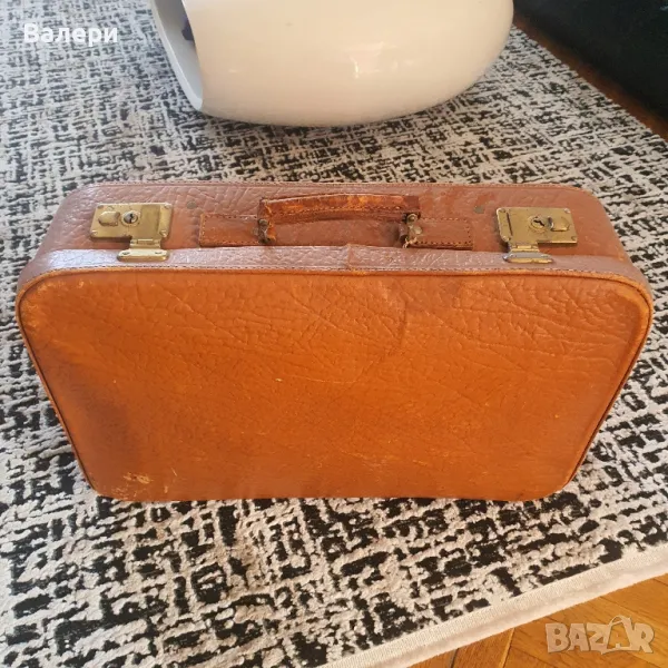 Кожен Куфар Антика, снимка 1