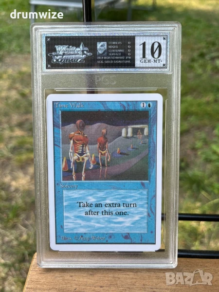 Magic The Gathering - Time Walk UE Card, снимка 1