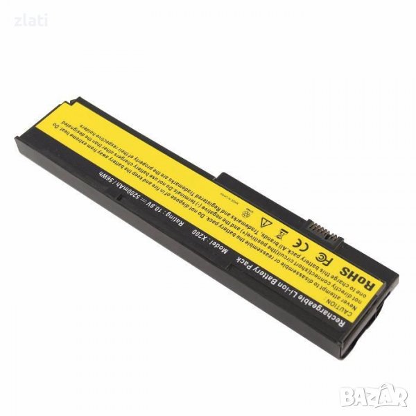 Батерия 5200mah за лаптоп Ibm/Lenovo X200,X200S,X201,X201S,X201i, снимка 1