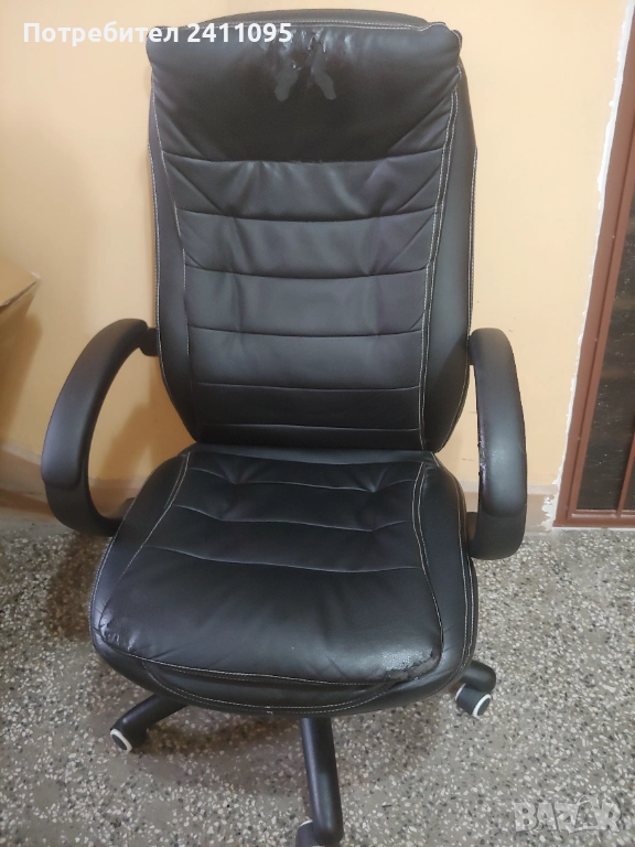 Кожен стол/офис стол, снимка 1