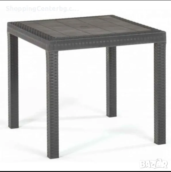 Маса ратан 80х80х75, снимка 1