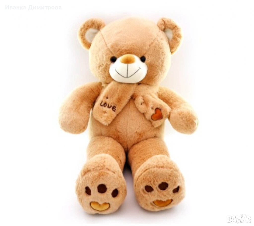 мече в 3 цвята, подходящо за подарък за Свети Валентин , снимка 1