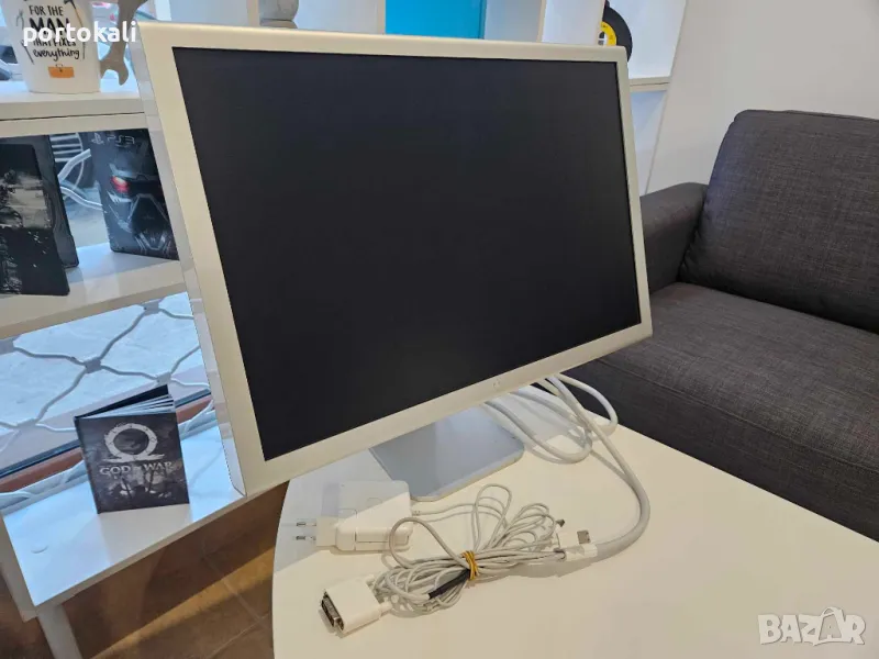 +Гаранция! Монитор Apple Cinema HD Display A1082 23" 1920x1200 WUXGA 16:10, снимка 1