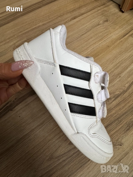 Детски оригинални кожени маратонки adidas TEAM COURT 2 STR CF ! 33 н, снимка 1