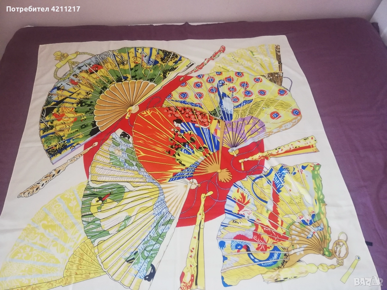 Копринен шал, снимка 1