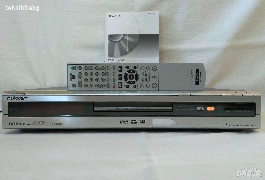 ⭐⭐⭐ SONY RDR-HXD910 ⭐⭐⭐ DVD/CD/MP3 плеър/рекордър с 250GB памет и HDМI , цена нов £700, снимка 1