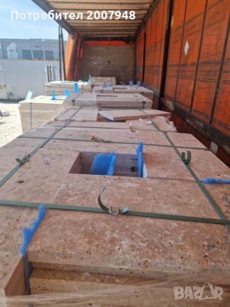 Травертин 3 см/61/33 - 55 лв. м2 с ддс, снимка 1