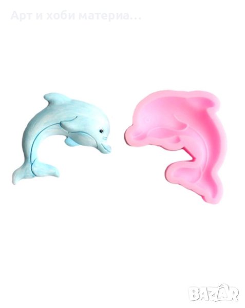 Силиконов молд делфин, снимка 1