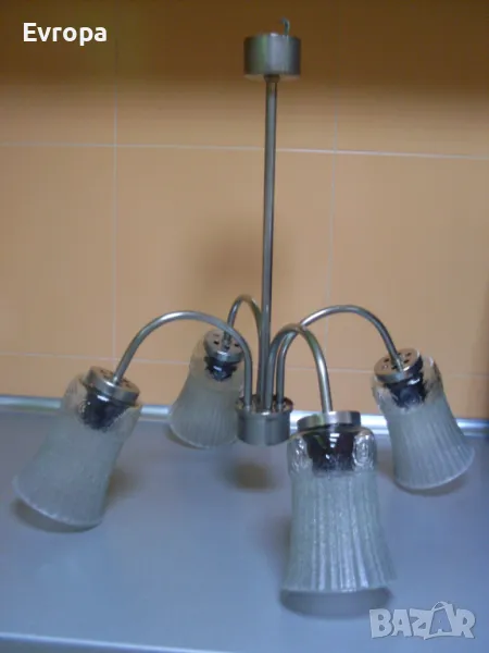 Стар абажур, полилей., снимка 1