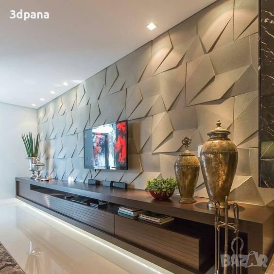 3D гипсови панели, декоративни облицовки за стени / пана №0024, снимка 1